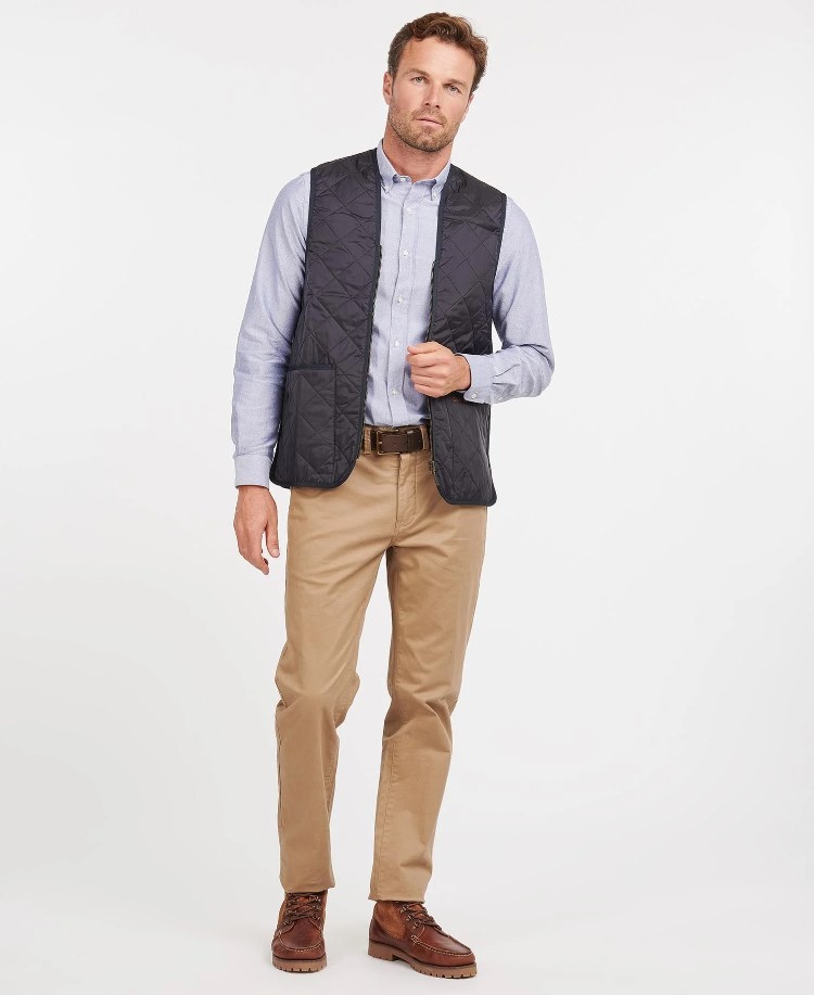 barbour quilted waistcoat - zip liner gilet