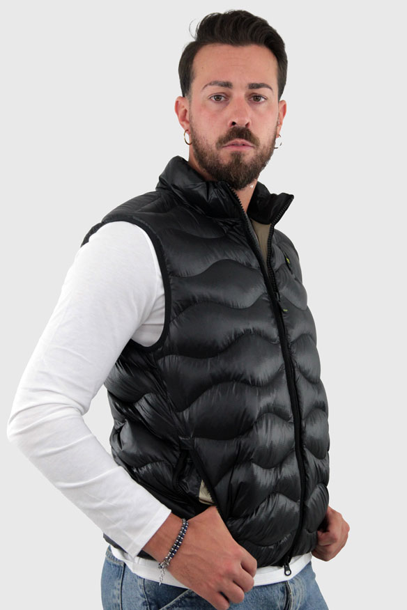 blauer smanicato imbottito ovatta