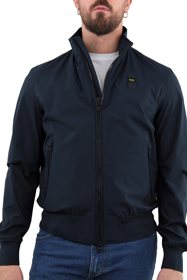 blauer bomber colletto alto mav