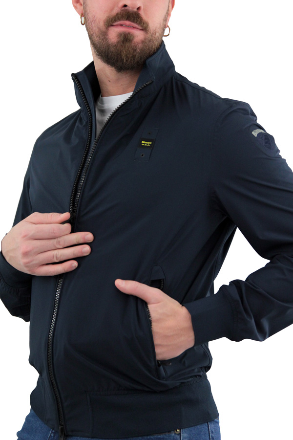 blauer bomber colletto alto mav