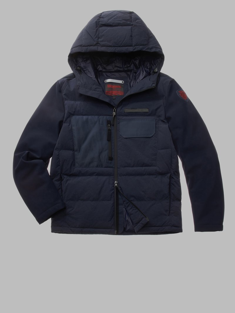 blauer giubbetto tessuto misto hamlin