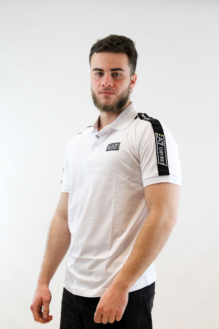 polo logo series in jersey di cotone