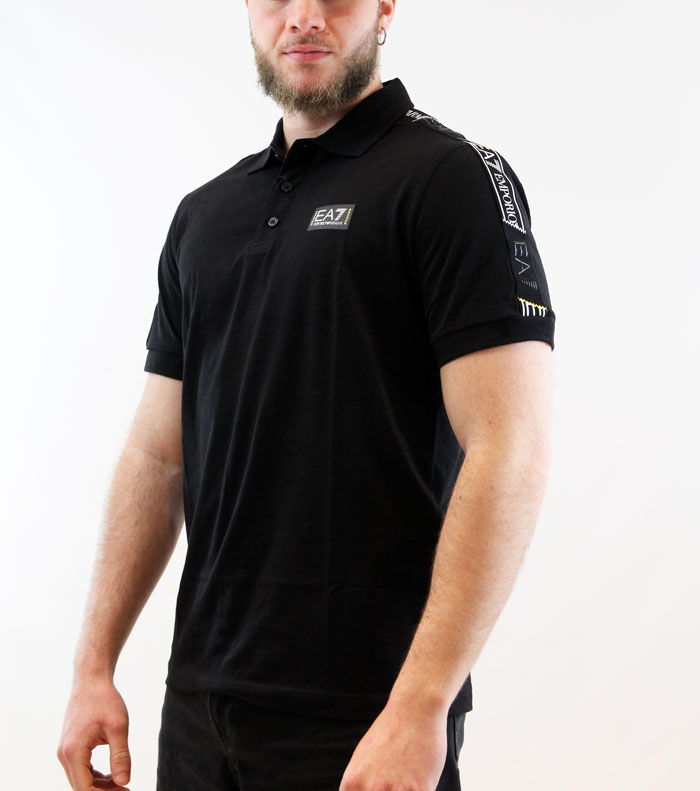 polo logo series in jersey di cotone