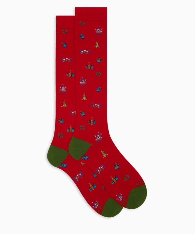 gallo calze fantasia mix natale