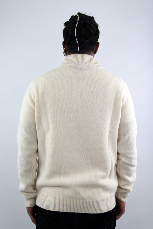 maglione lupetto con bottoni bambu