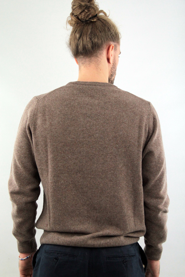 maglione girocollo filato sottile