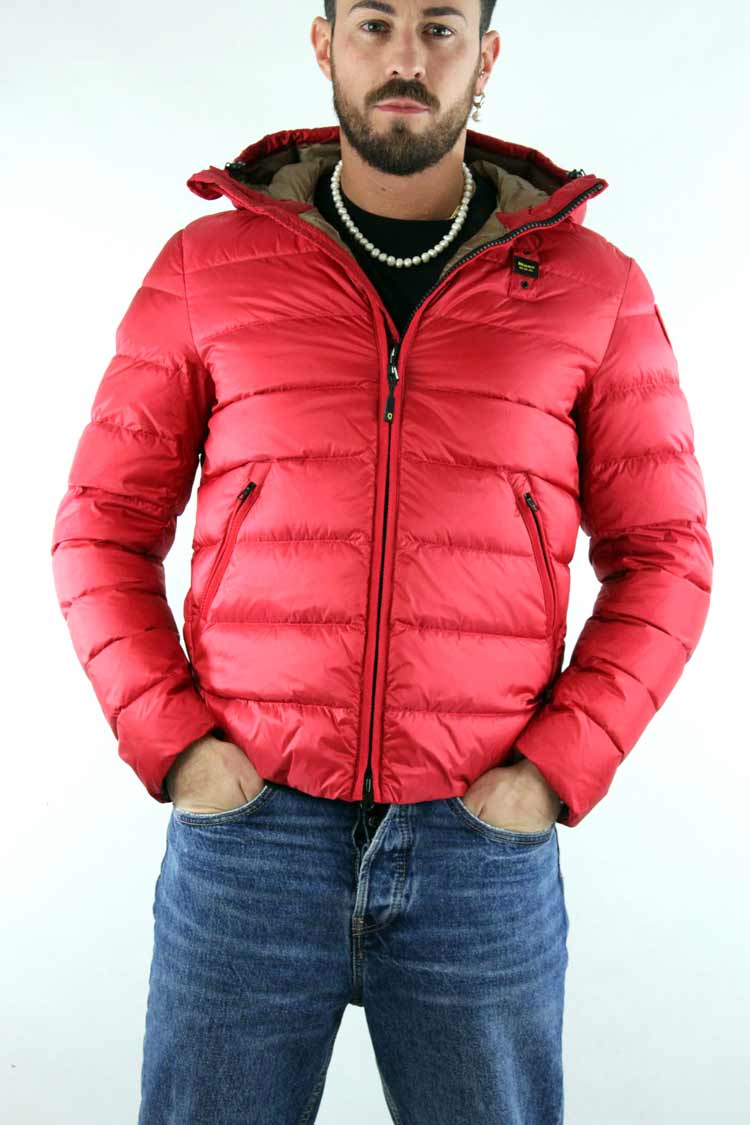 piumino con cappuccio sergio/22wbluc03005 006047/552tb